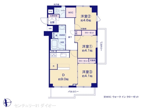 マートルコート西新小岩の間取り画像