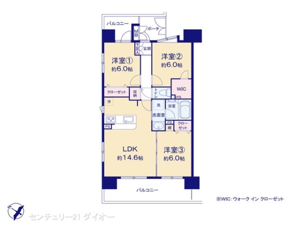 フェイム小岩レジデンスタワーの間取り画像