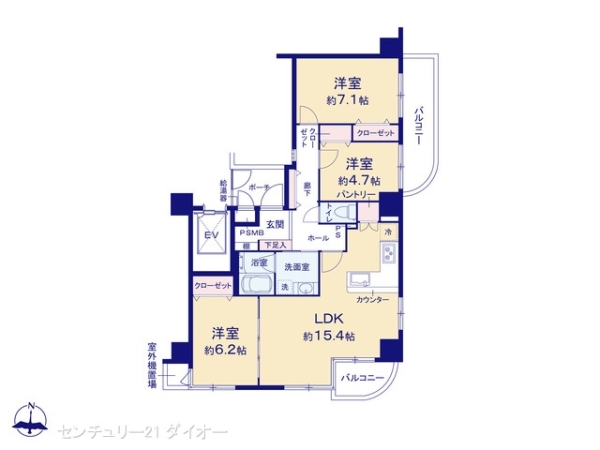 グリーンパーク水元９の間取り画像