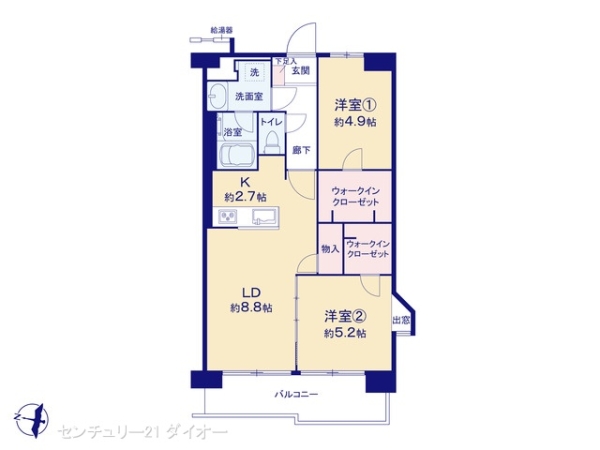 いづみハイツ柴又の間取り画像