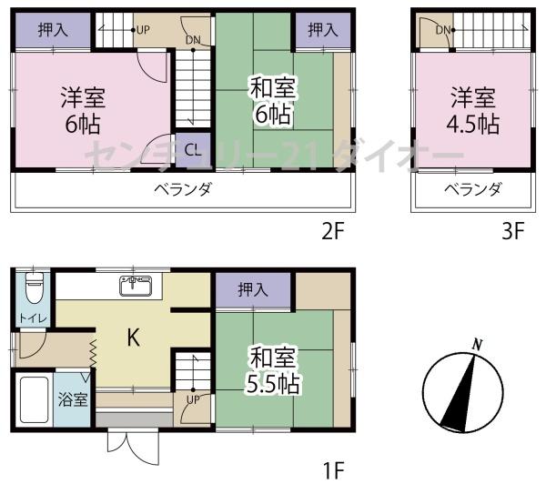 北小岩2丁目戸建の間取り画像