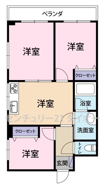 ルネ北小岩の間取り画像