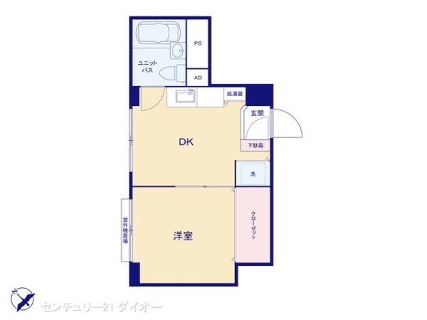 キャッスルマンション新小岩の間取り画像