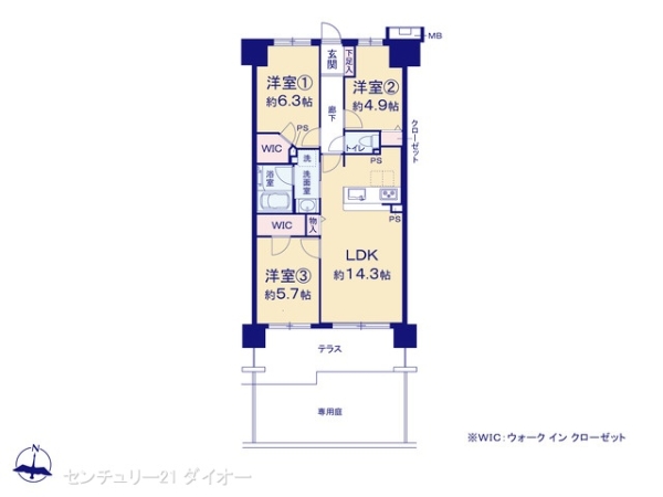 メイツ立石サウスコートの間取り画像