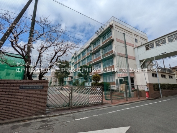 江戸川区西小松川町の新築一戸建の中学校画像