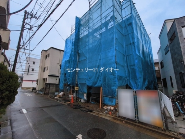 江戸川区西小松川町の新築一戸建の前面道路含む現地写真画像