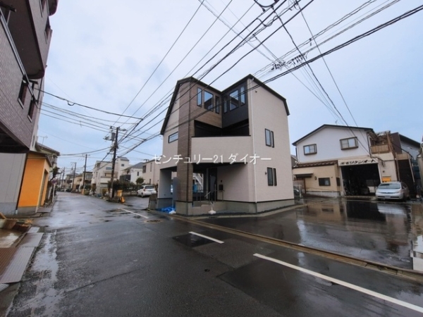江戸川区大杉５丁目の新築一戸建の前面道路含む現地写真画像