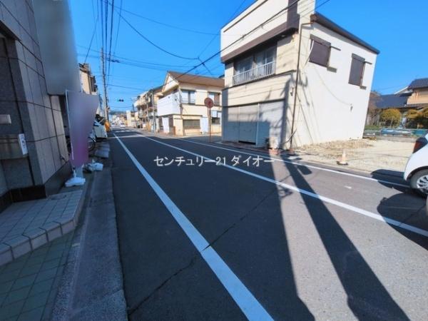 葛飾区西新小岩3丁目の新築一戸建の前面道路含む現地写真画像