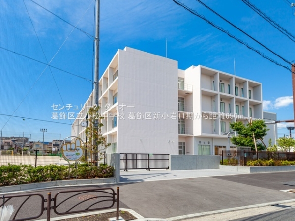 葛飾区新小岩３丁目の土地の中学校画像