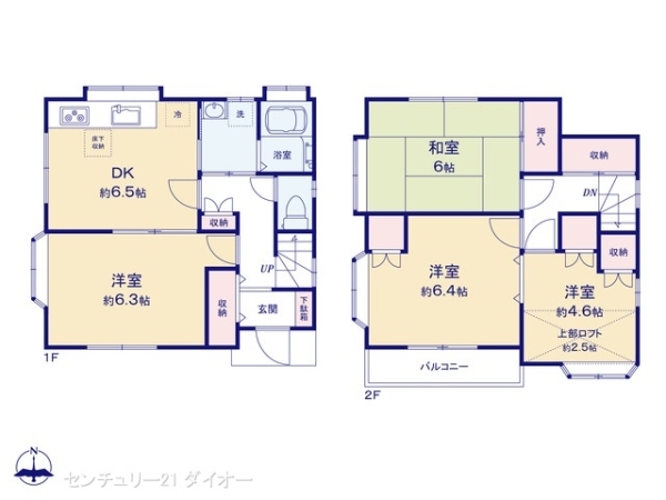 葛飾区西水元2丁目の間取り画像