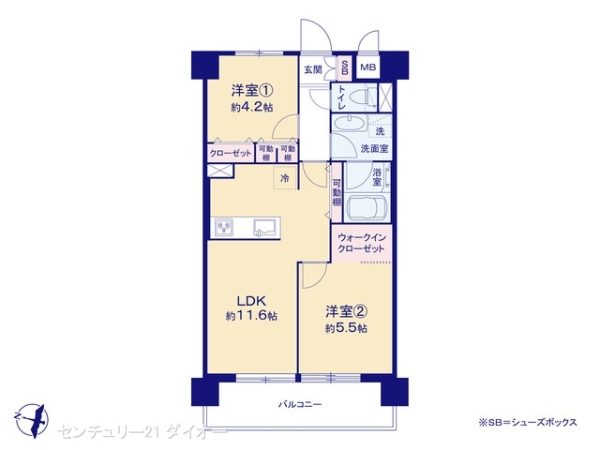 ダイアパレス柴又の間取り画像