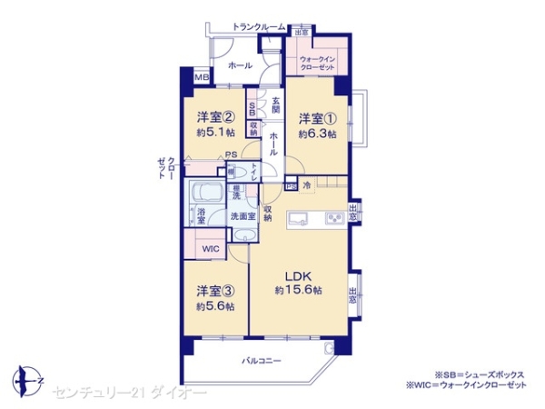 フィオーレお花茶屋の間取り画像