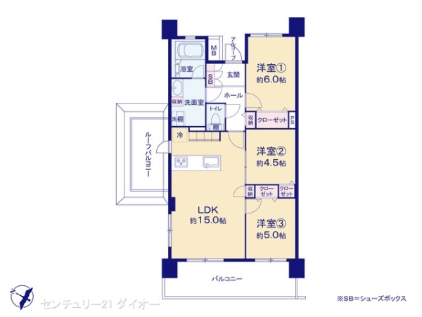 Ｄ’クラディア青戸の間取り画像