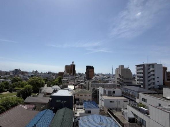 キャッスルマンションお花茶屋の現地からの眺望画像