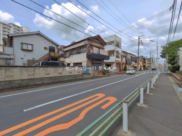 葛飾区東立石1丁目の土地の前面道路含む現地写真画像