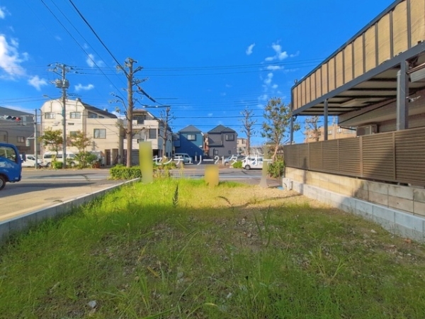 江戸川区鹿骨4丁目の土地の現地土地写真画像