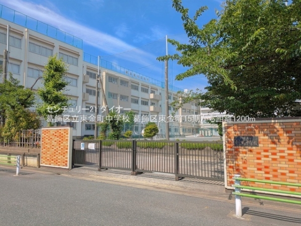 葛飾区東金町7丁目1号地の中学校画像