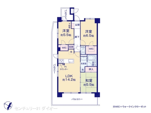 サンクレイドル青砥ファルカロビオの間取り画像