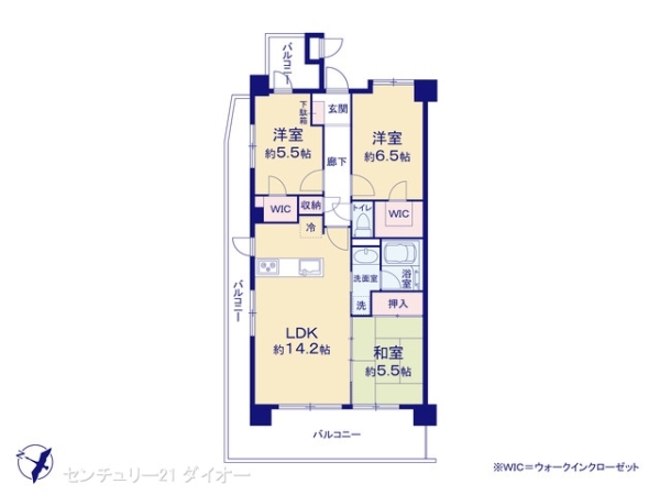 サンクレイドル青砥ファルカロビオの間取り画像