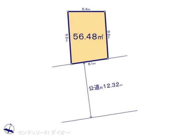 葛飾区新宿１丁目の土地の間取り画像