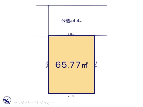 葛飾区西新小岩3丁目1号地の間取り画像