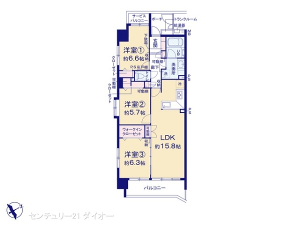 クレストフォルム葛西の間取り画像