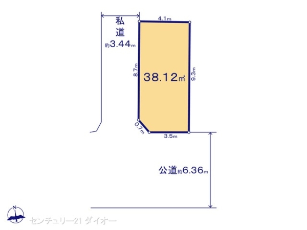 江戸川区松江１丁目の土地の間取り画像