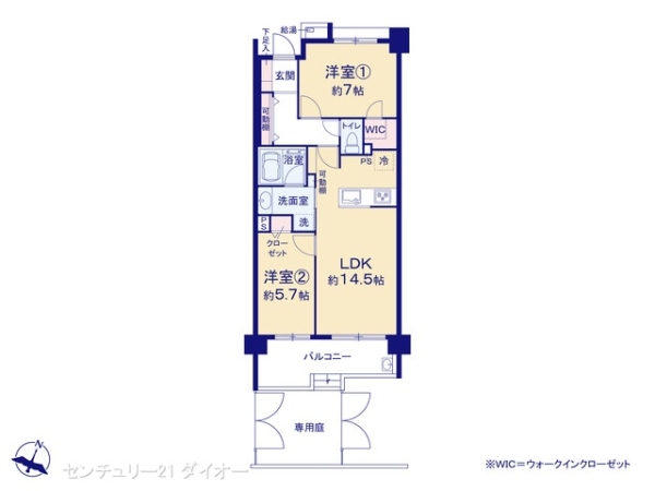 アデニウム西葛西の間取り画像