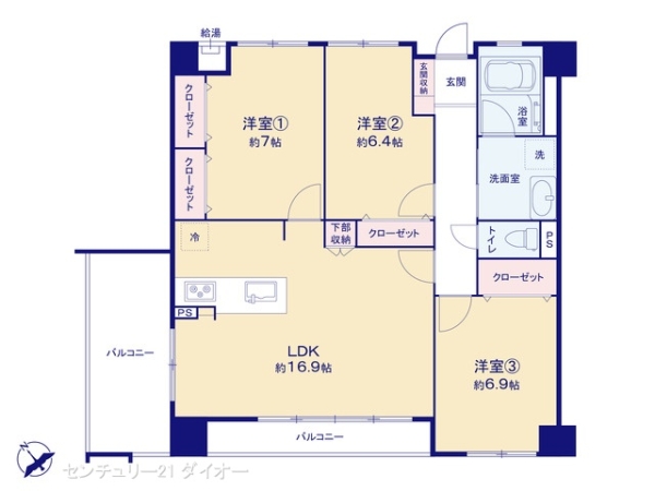 アーバンパレス一之江の間取り画像