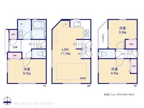 葛飾区東四つ木4丁目の間取り画像