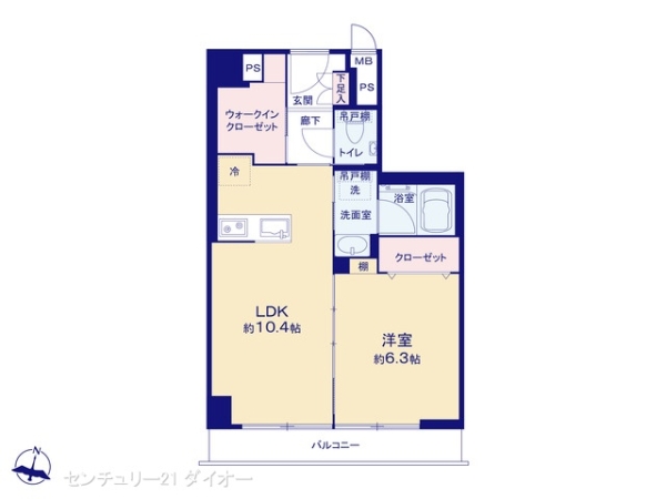 ライオンズマンション綾瀬の間取り画像