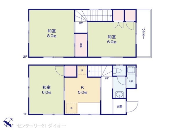 江戸川区北小岩5丁目の間取り画像