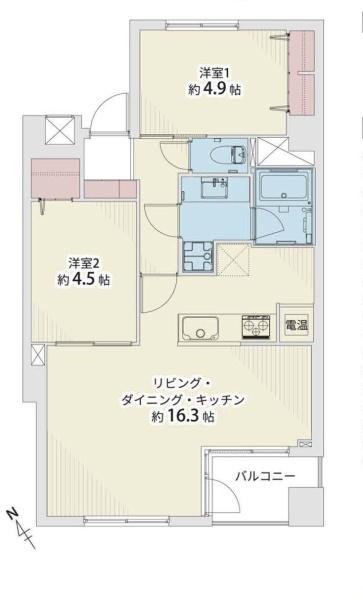 ヴェルデ平井の間取り画像