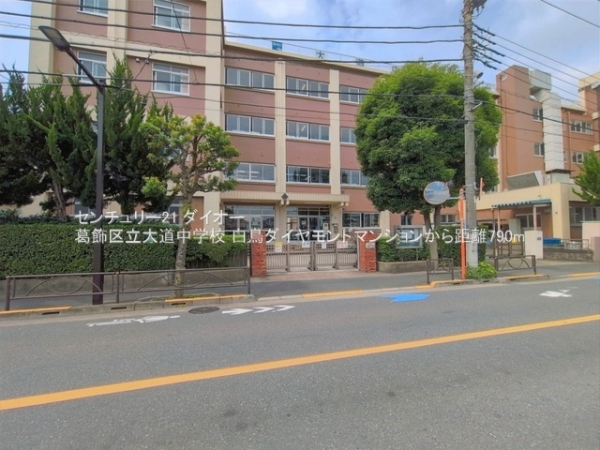 白鳥ダイヤモンドマンションの中学校画像