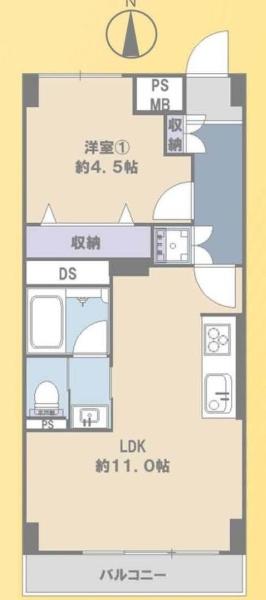 ニックハイムお花茶屋の間取り画像