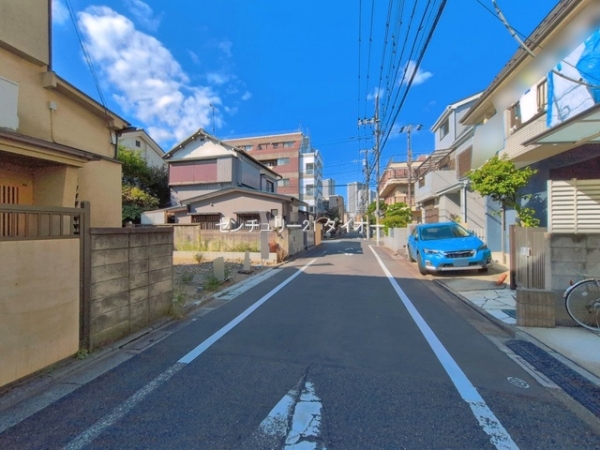 江戸川区東小岩5丁目の土地の前面道路含む現地写真画像