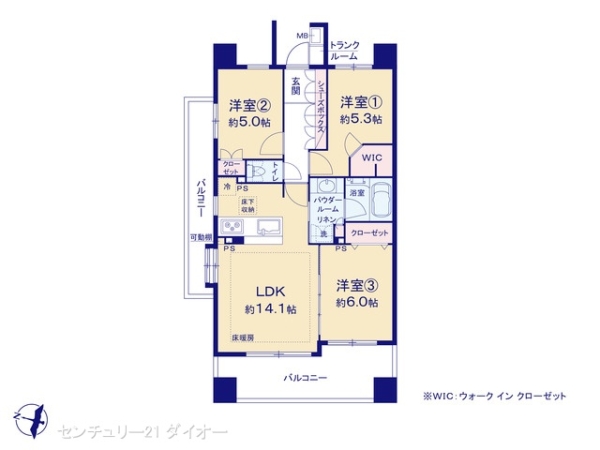 ルミナス金町の間取り画像