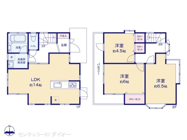 葛飾区西水元３丁目の間取り画像