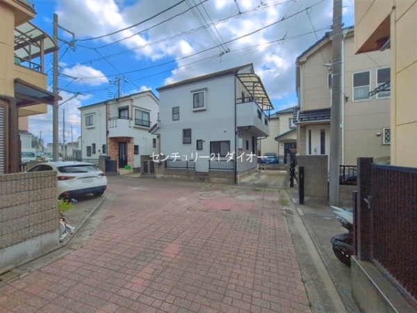 葛飾区西水元３丁目の前面道路含む現地写真画像