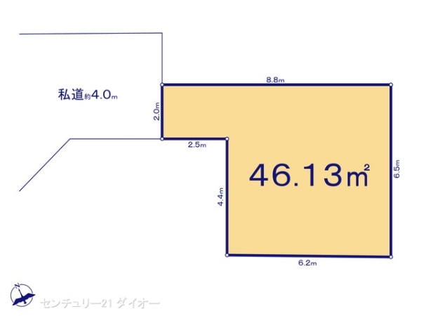 江戸川区西葛西7丁目の土地の間取り画像