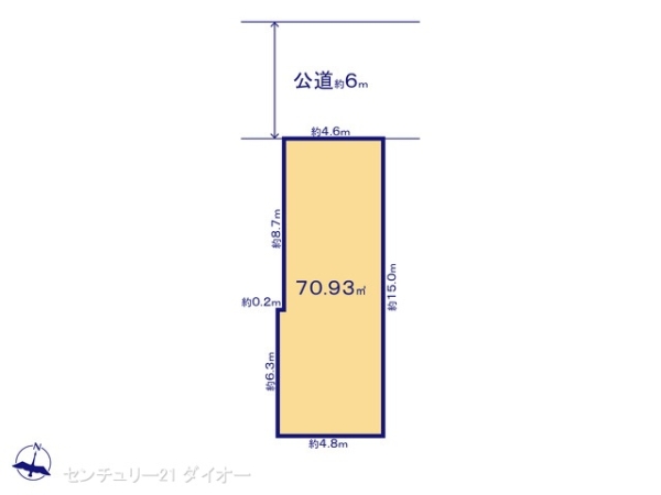 葛飾区新宿３丁目 土地
