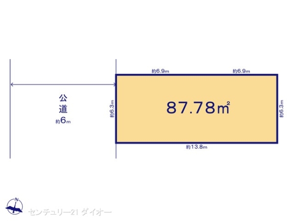 葛飾区新宿３丁目 土地
