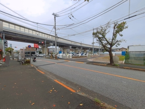 江戸川区瑞江1丁目の新築一戸建の前面道路含む現地写真画像