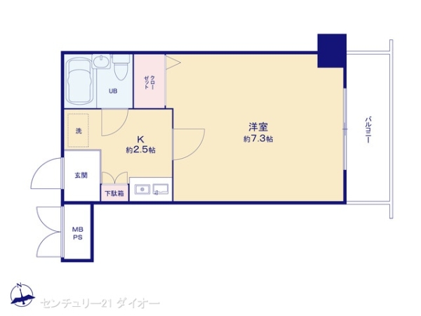 日神パレステージ亀有の間取り画像