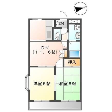 グリーンヒル壱番館の間取り画像