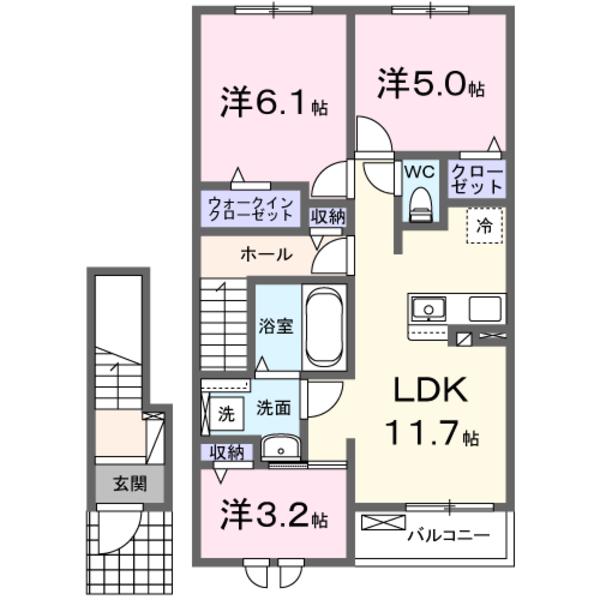 バルカロールの間取り画像