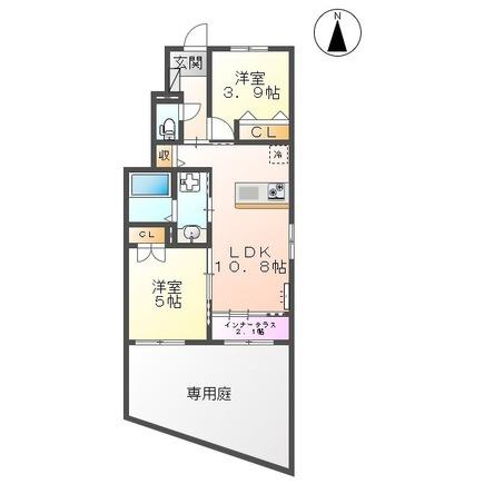 ボヌール　MASHIKIの間取り画像