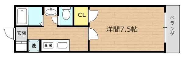 ルイール　208の間取り画像