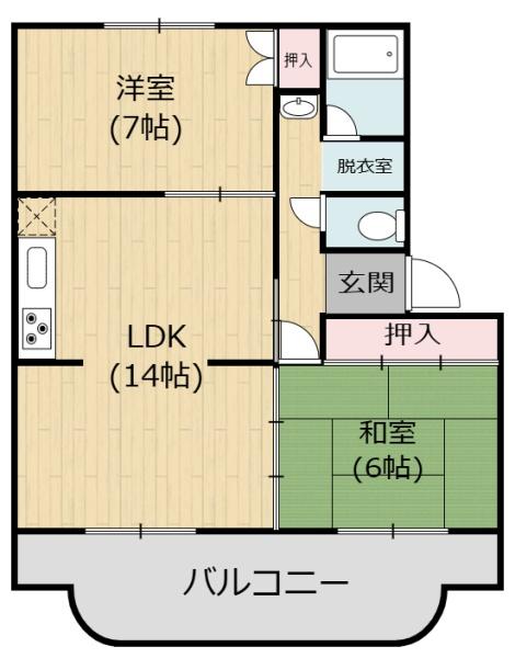 ハイムプレジデントの間取り画像