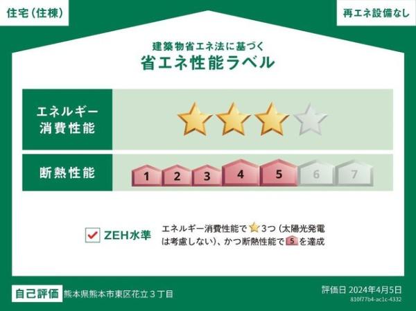 フレスタⅡの省エネ性能ラベル画像